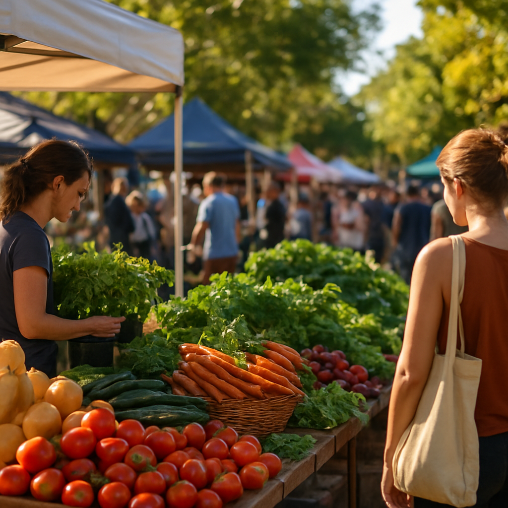 A Saturday at Bangalow Farmers Market — Byron Bay, Australia