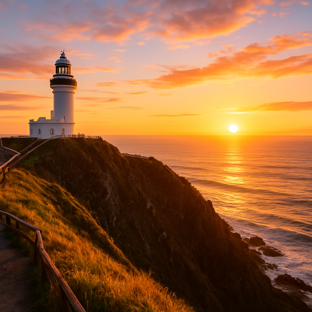 Sunrise at Cape Byron Lighthouse — Byron Bay, Australia