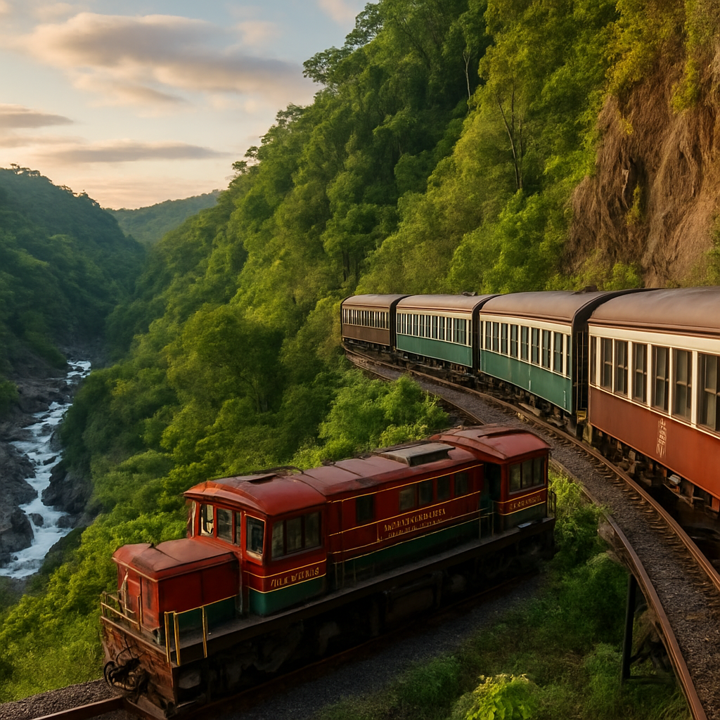 Skyrail Up, Scenic Railway Down to Kuranda — Cairns, Australia