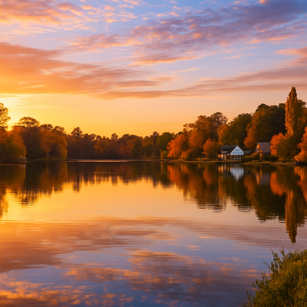 Walk Lake Daylesford at Golden Hour — Daylesford, Australia