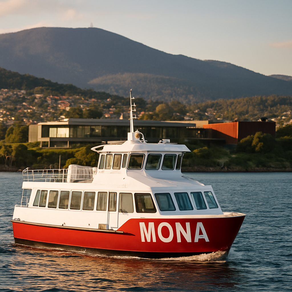 The Camo Ferry to MONA — Hobart, Australia
