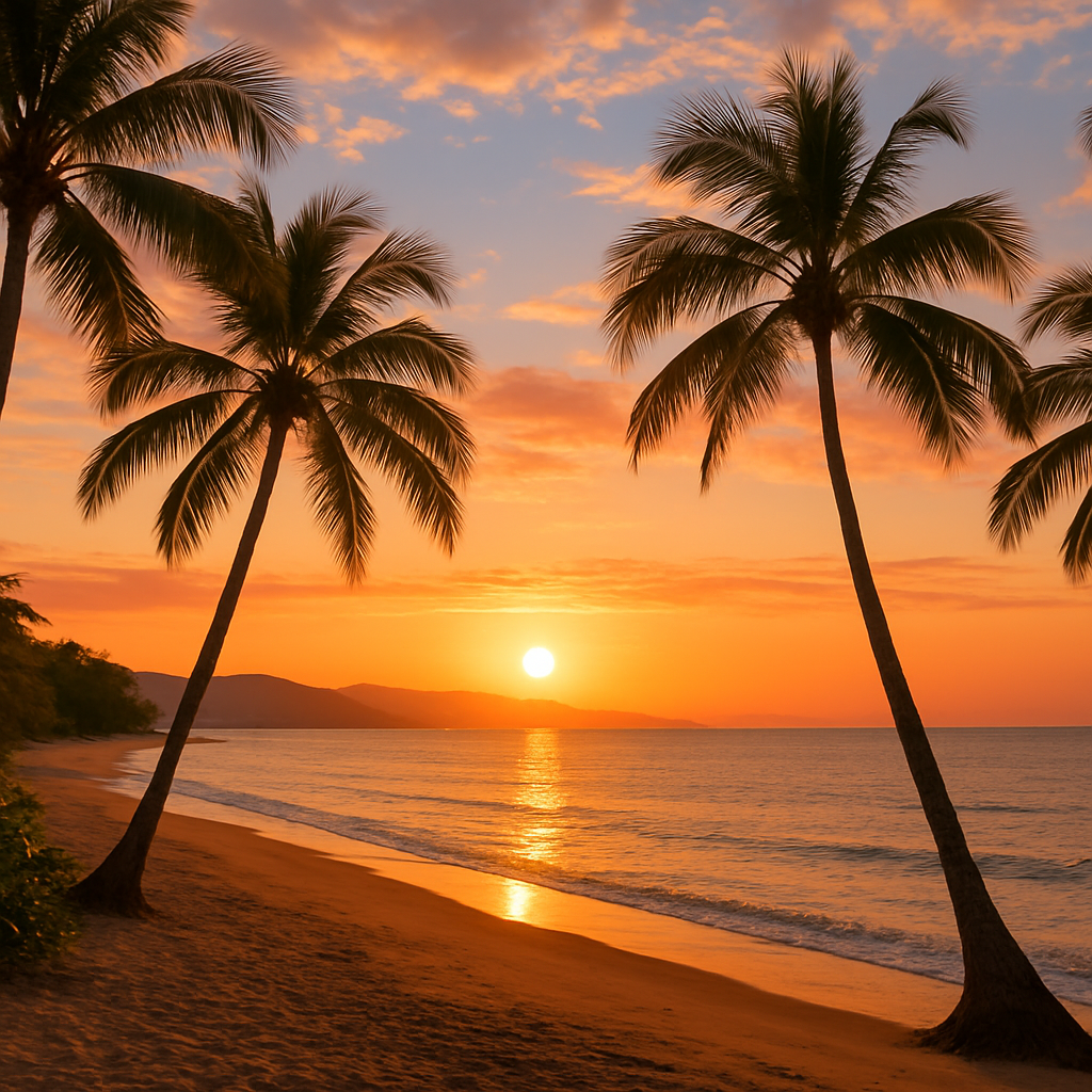 Sunset from Flagstaff Hill — Port Douglas, Australia