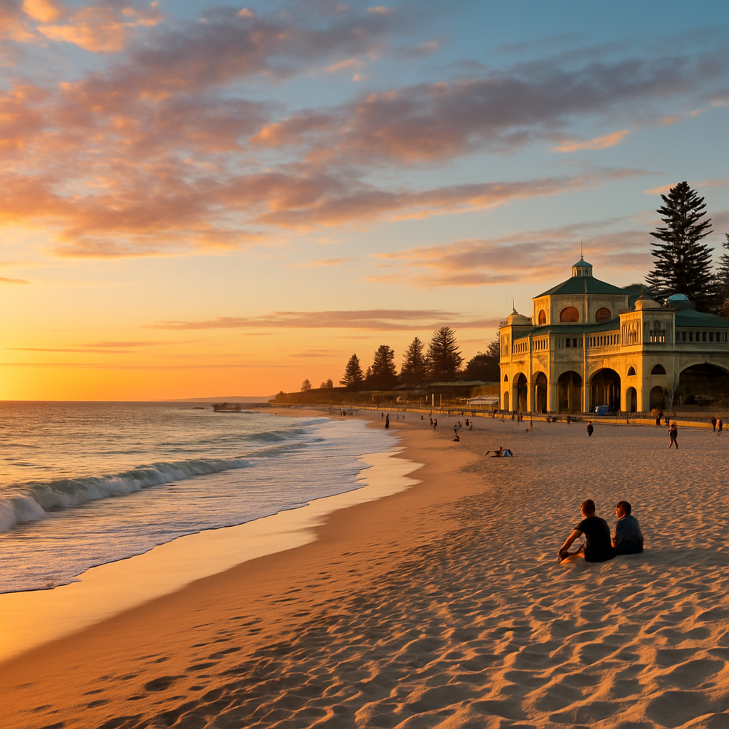 Sunset Swim at Cottesloe — Perth, Australia