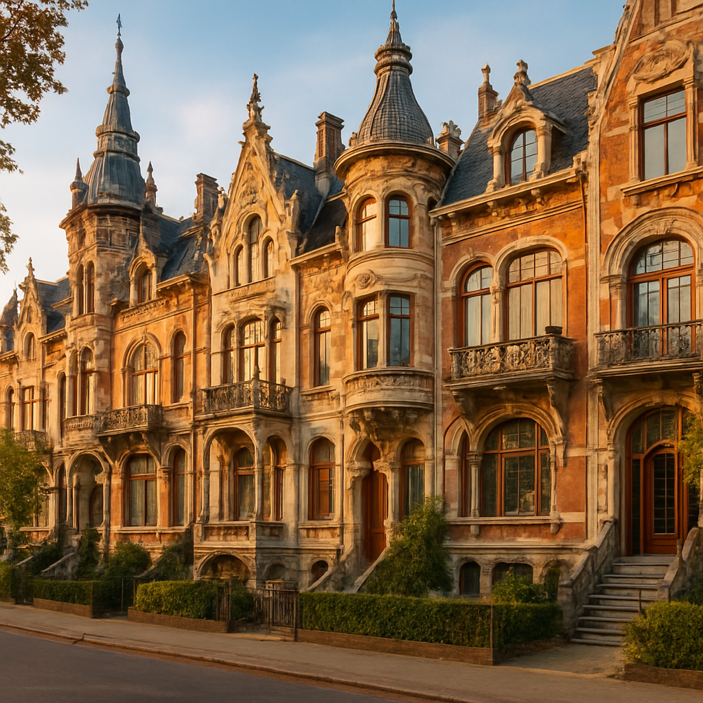 Walk Cogels-Osylei in Zurenborg — Antwerp, Belgium
