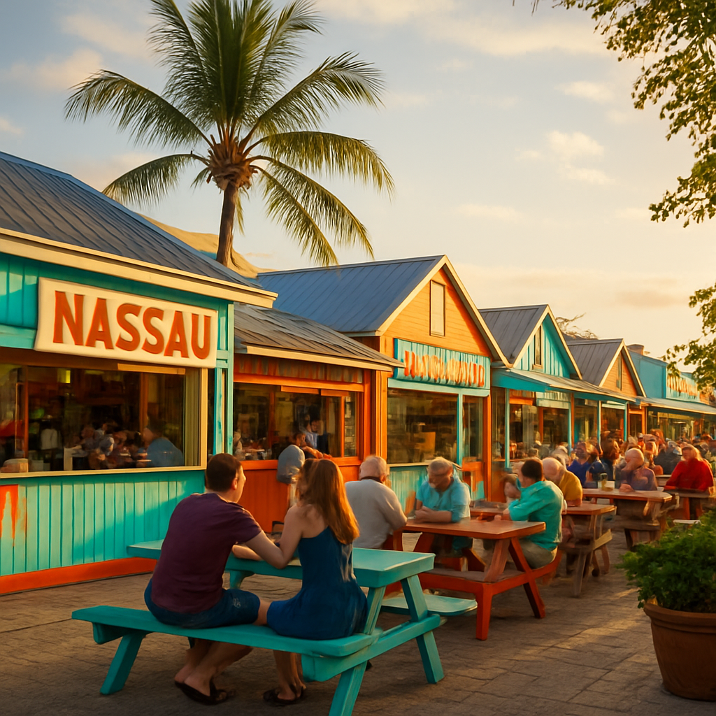 A Friday Night at the Fish Fry — Nassau, Bahamas