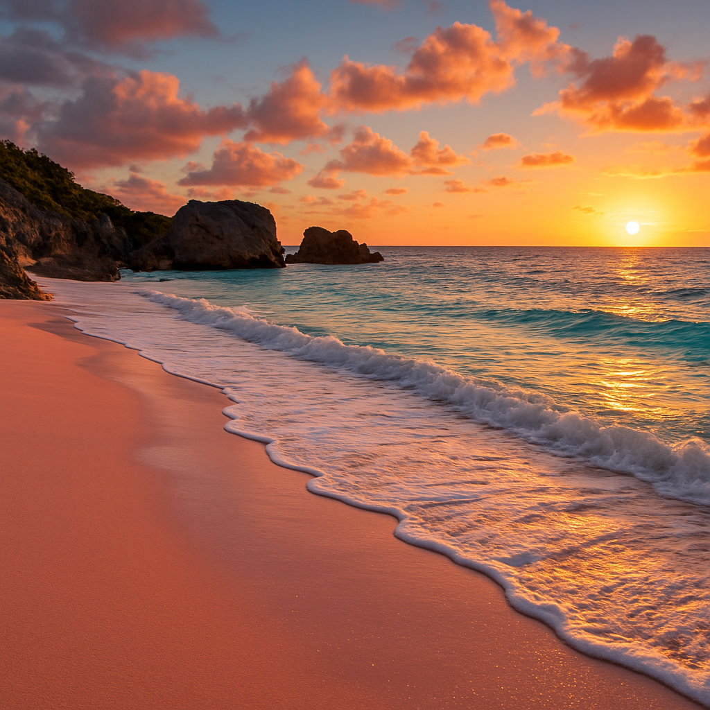Horseshoe Bay at Golden Hour — Bermuda, Bermuda
