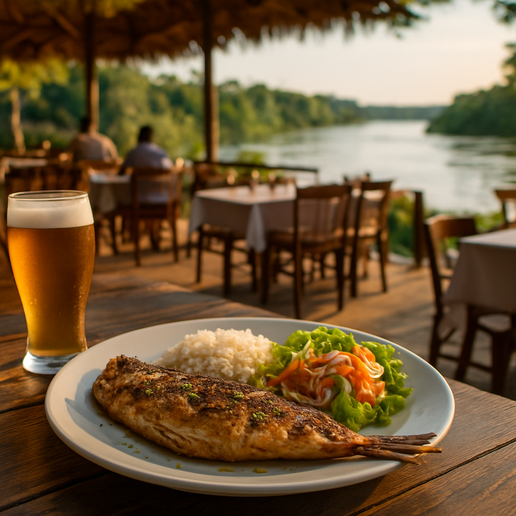 Eat Rodízio de Peixe by the River in Porto Meira — Foz do Iguaçu, Brazil