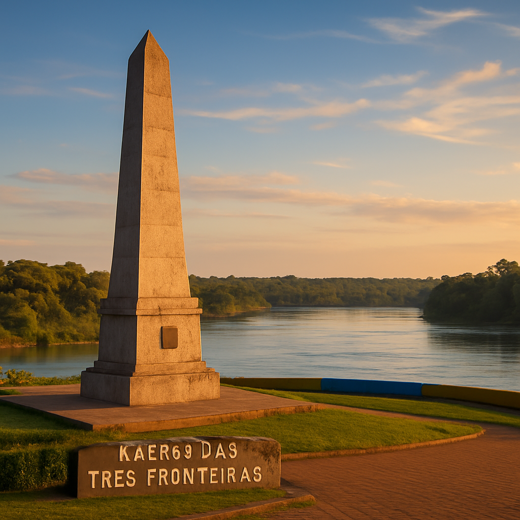 Watch Three Countries Light Up at Marco das Três Fronteiras — Foz do Iguaçu, Brazil