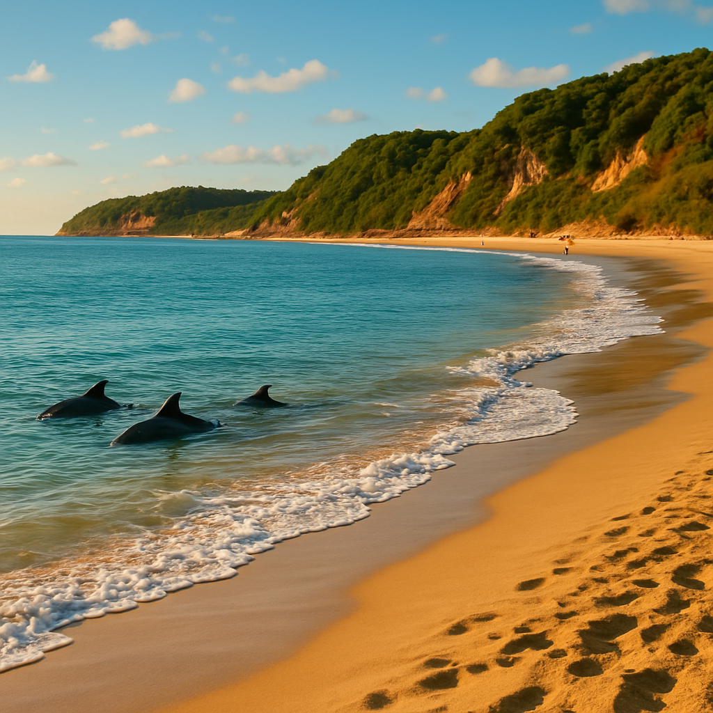 Dawn at Baía dos Golfinhos — Pipa, Brazil