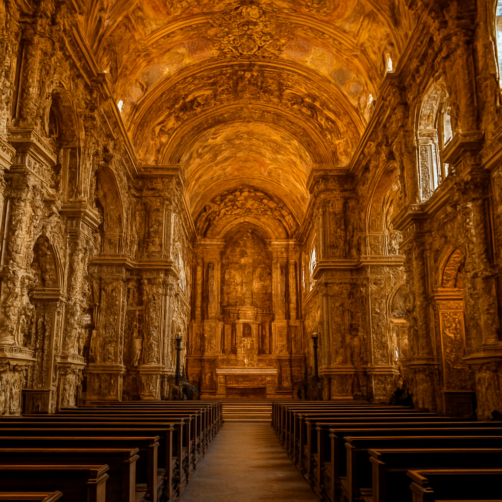 The Gilded Interior of Igreja de São Francisco — Salvador, Brazil