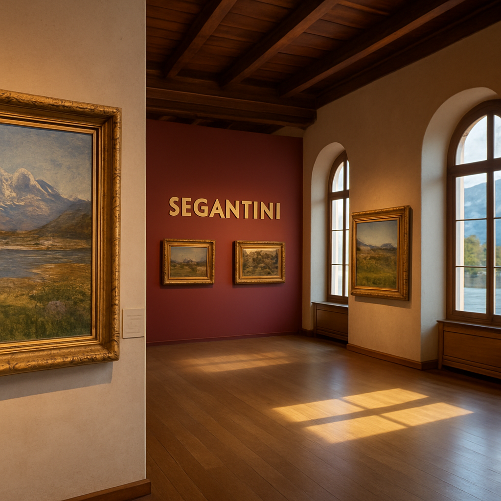 The Alps Triptych at the Segantini Museum — St. Moritz, Switzerland