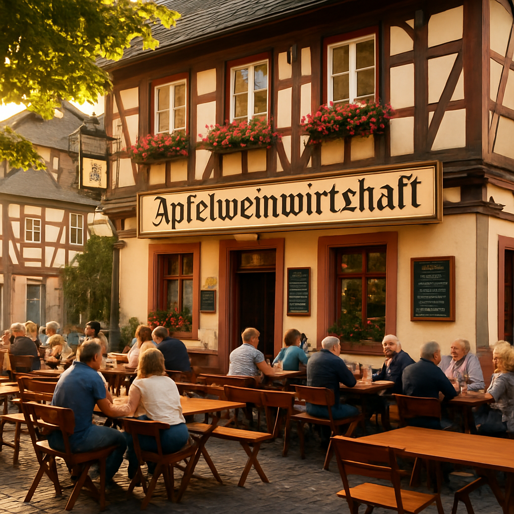Ebbelwoi in a Sachsenhausen Tavern — Frankfurt, Germany