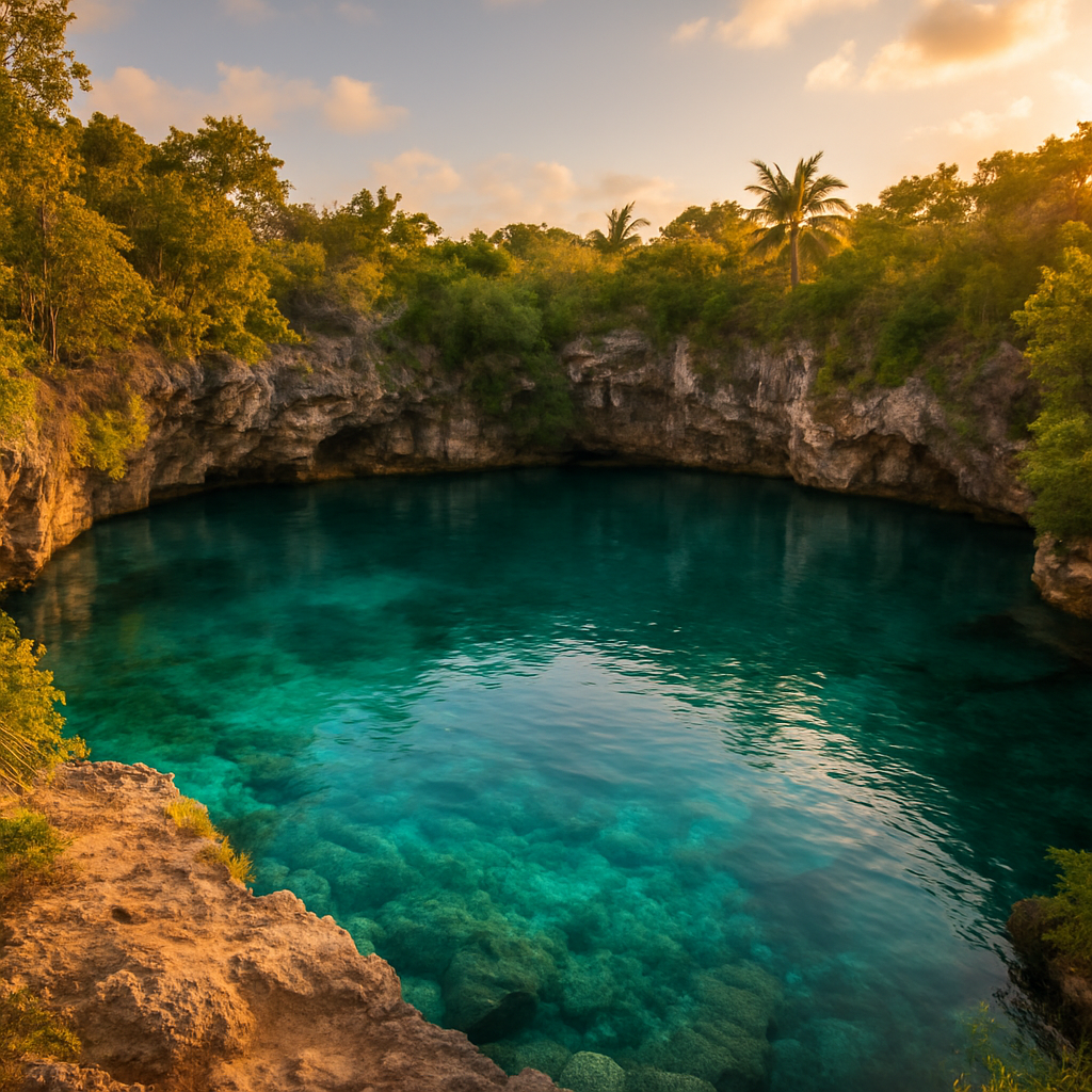 Drop Into Hoyo Azul — Punta Cana, Dominican Republic