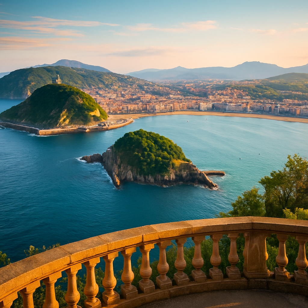 The 1912 Funicular Up Monte Igueldo at Sunset — Donostia / San Sebastián, Spain