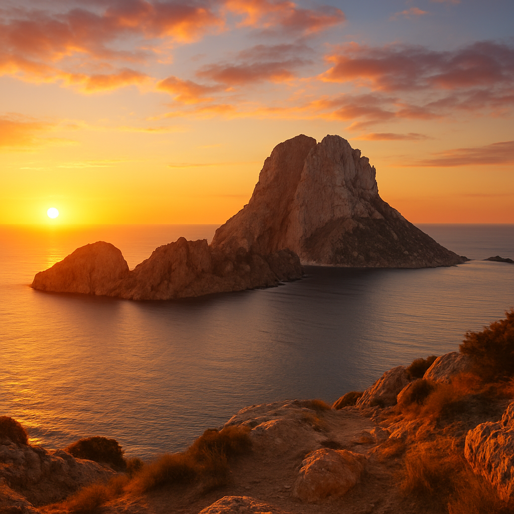 Es Vedrà from Cala d'Hort — Ibiza, Spain