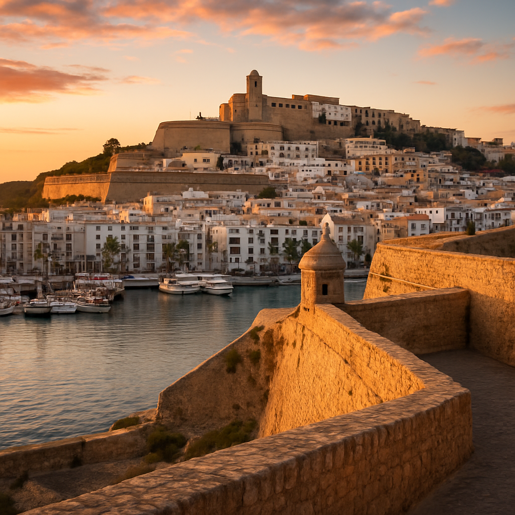 Sunset from the Dalt Vila Ramparts — Ibiza, Spain