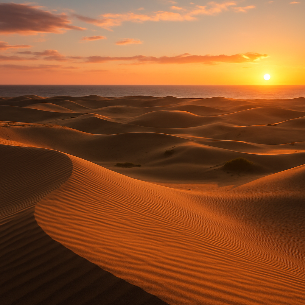 Walk the Maspalomas Dunes at Sunset — Gran Canaria, Spain