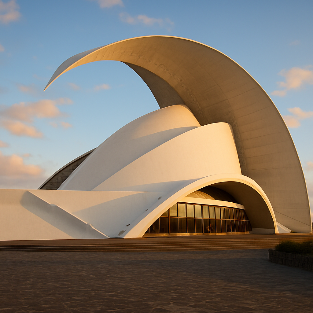 Auditorio de Tenerife at Sunset — Tenerife, Spain