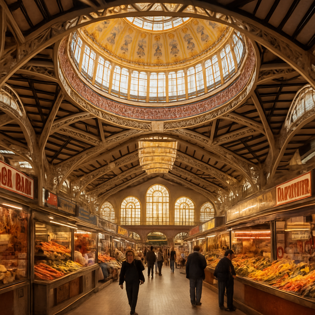 Mercado Central, Then Tapas at the Counter — Valencia, Spain