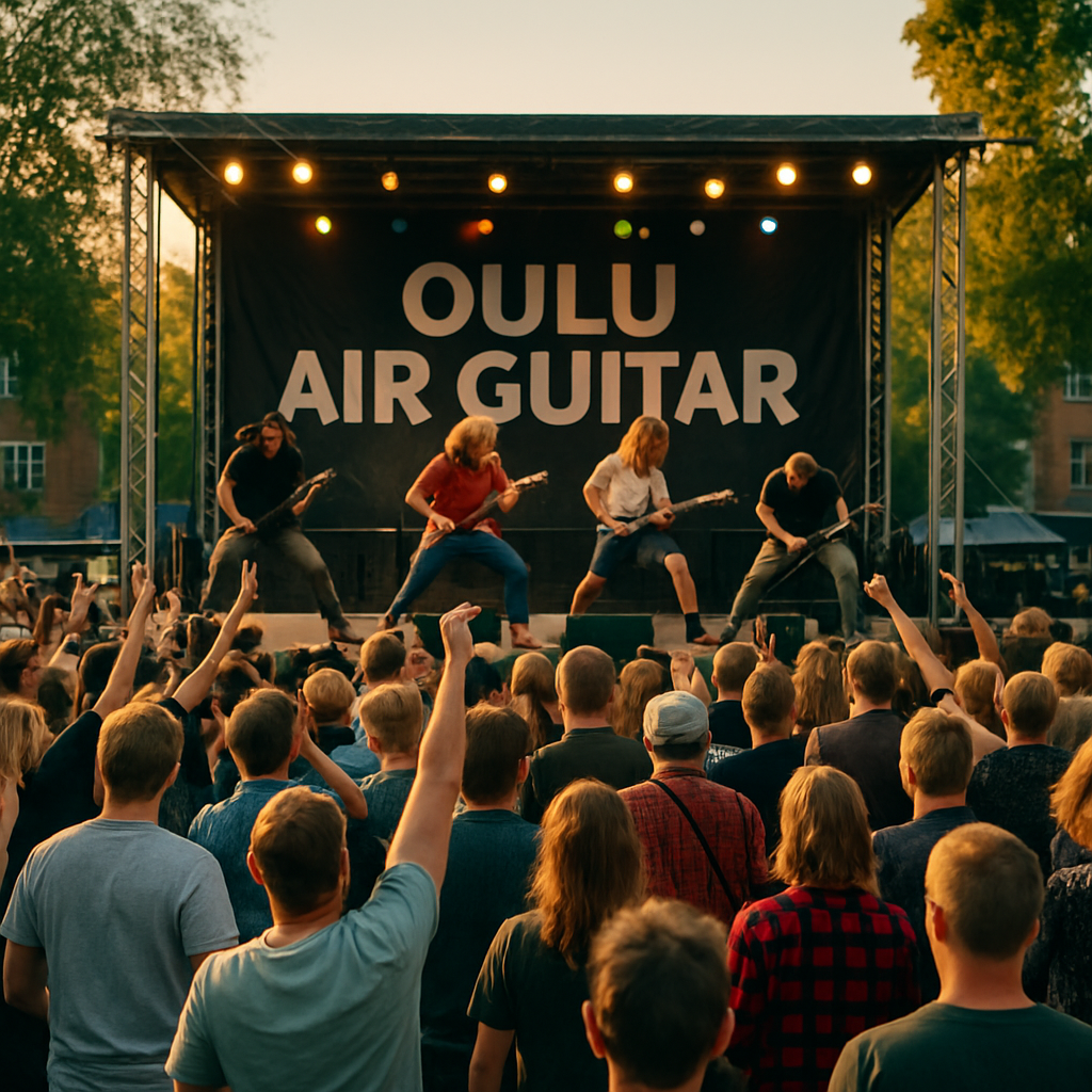 Air Guitar World Championships in August — Oulu, Finland