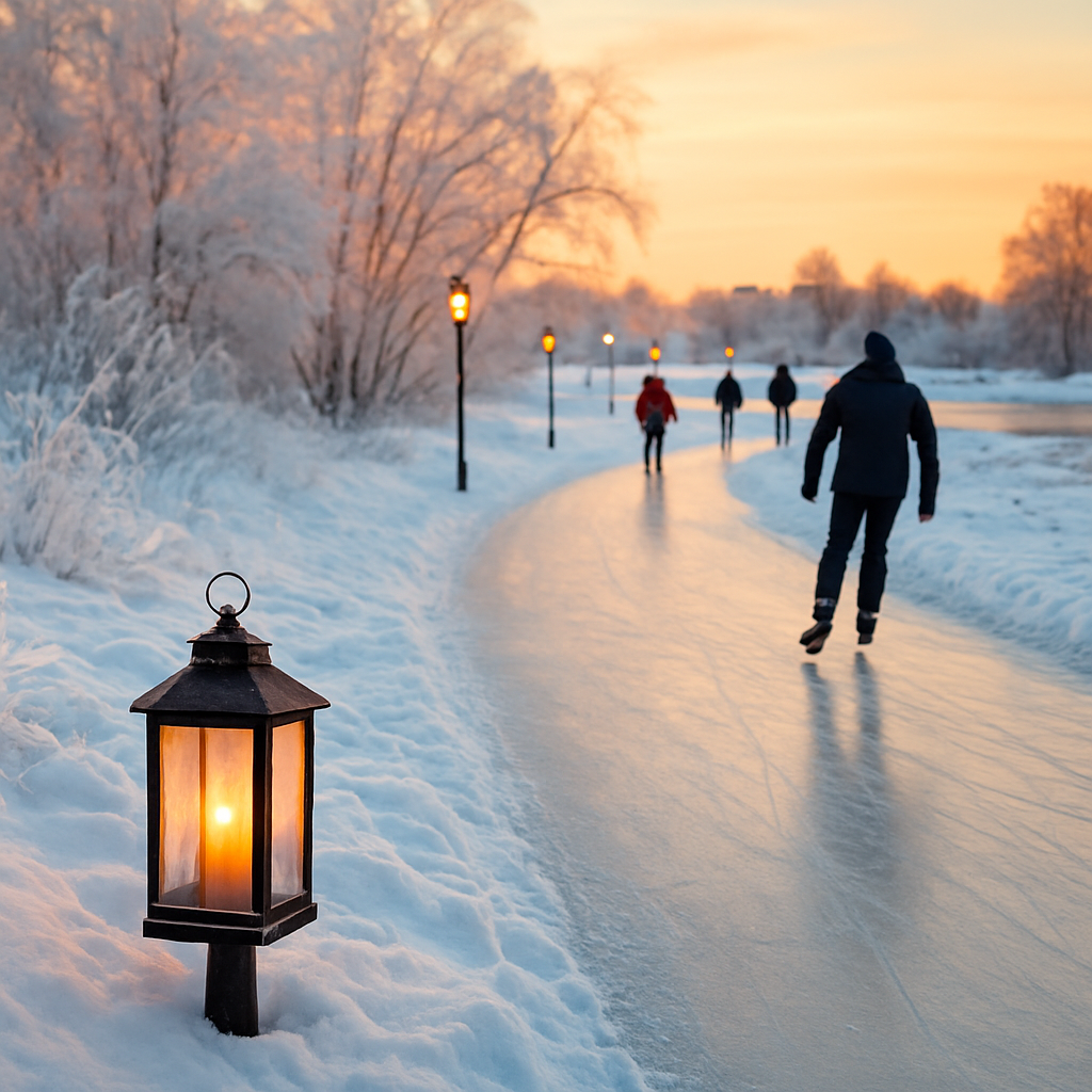 Skating the Hupisaaret Islands in Winter — Oulu, Finland