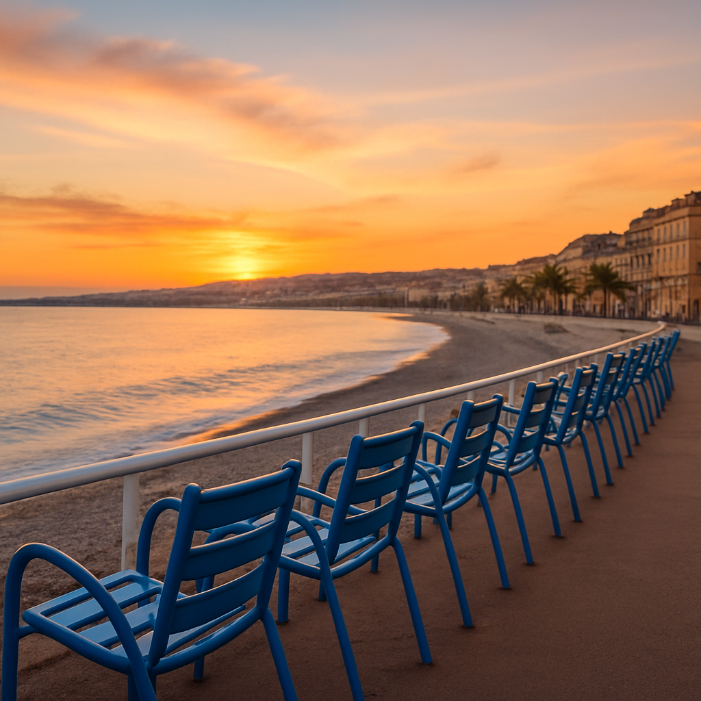 Apéro on the Promenade des Anglais — Nice, France