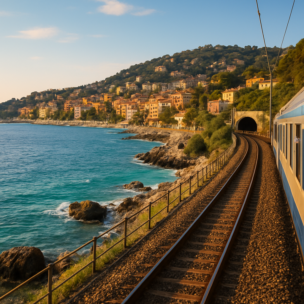 The Riviera Coast by Train — Nice, France