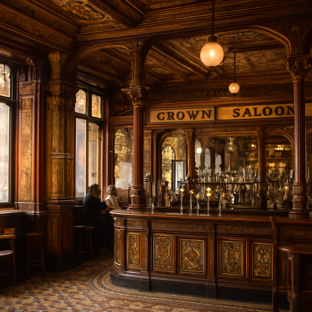 A Snug at the Crown Liquor Saloon — Belfast, United Kingdom