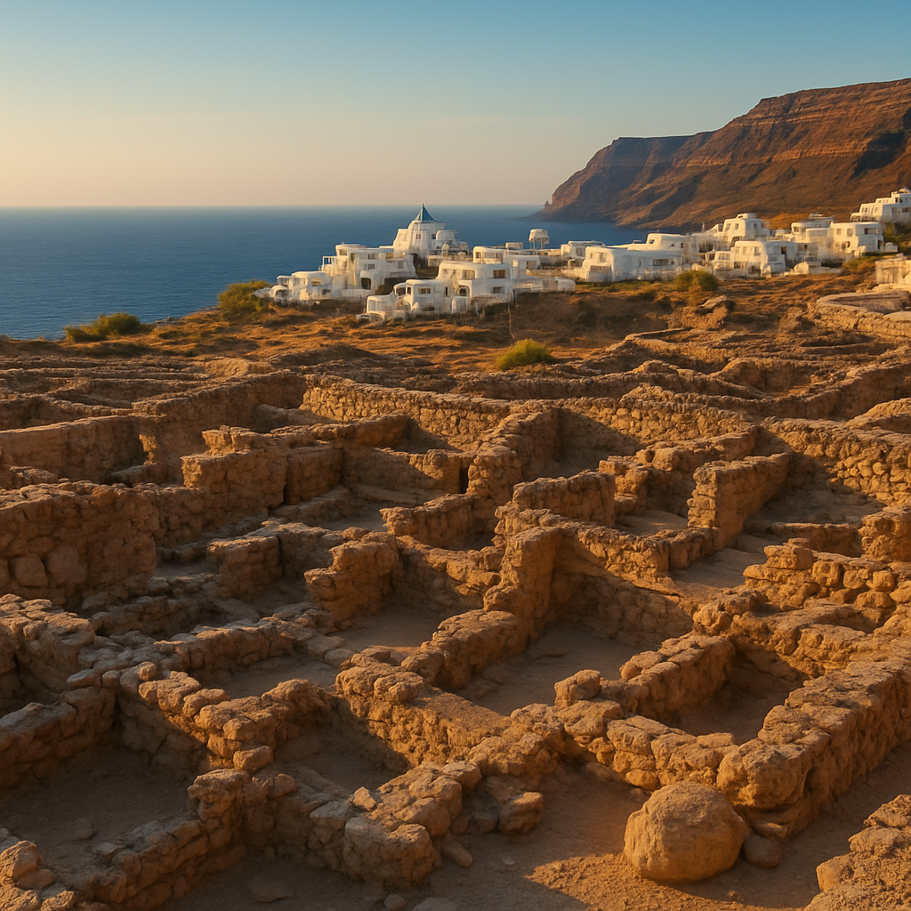 Akrotiri Bronze Age Settlement — Santorini, Greece
