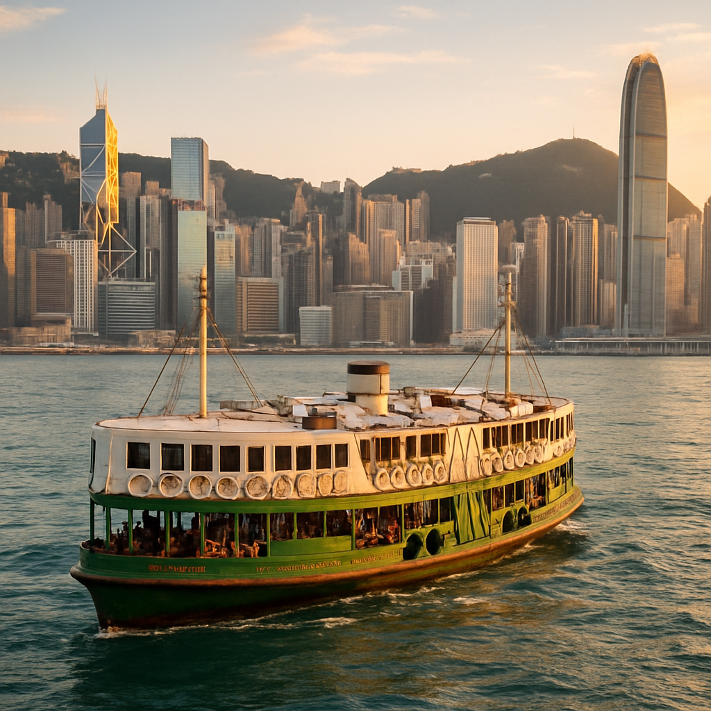 The Star Ferry Across Victoria Harbour — Hong Kong, Hong Kong