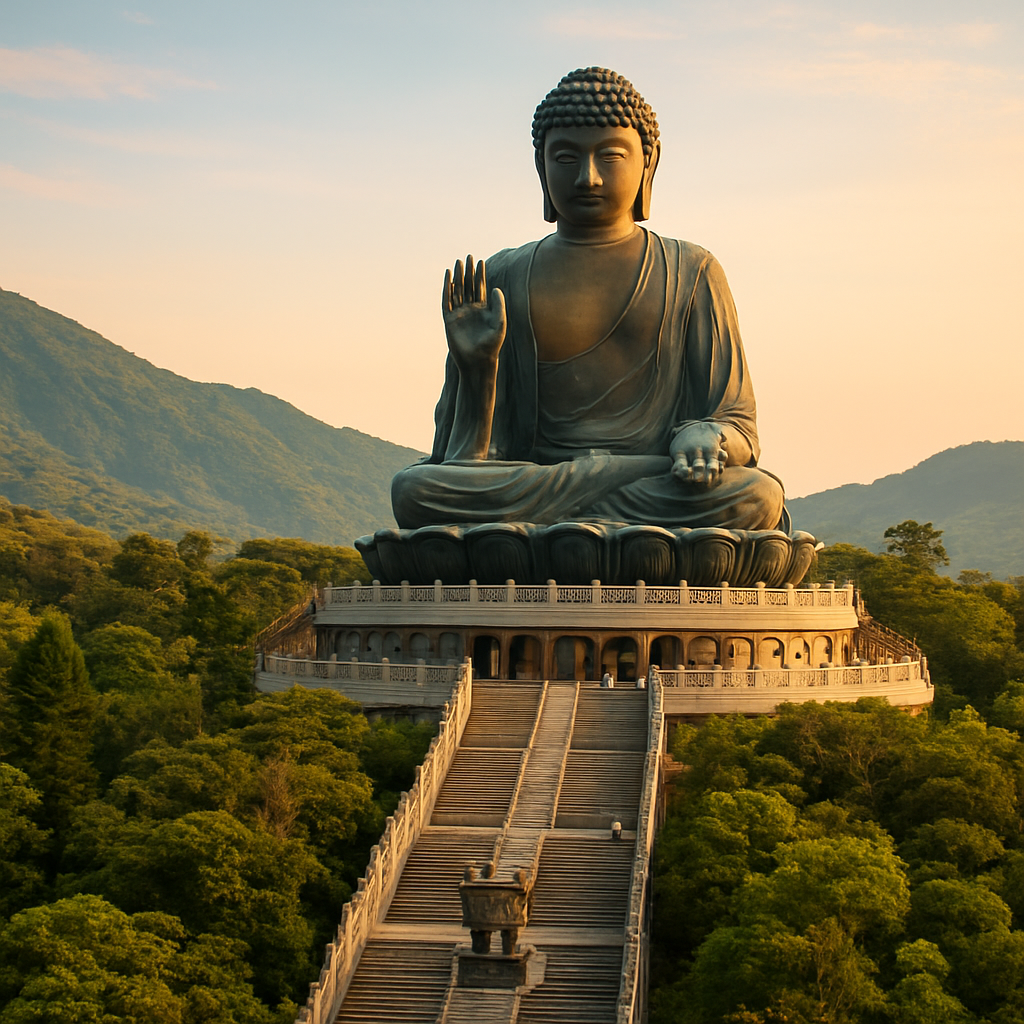 Tian Tan Buddha and Lantau Island — Hong Kong, Hong Kong