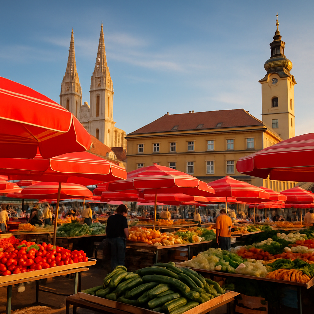 Dolac Market and Saturday Špica — Zagreb, Croatia