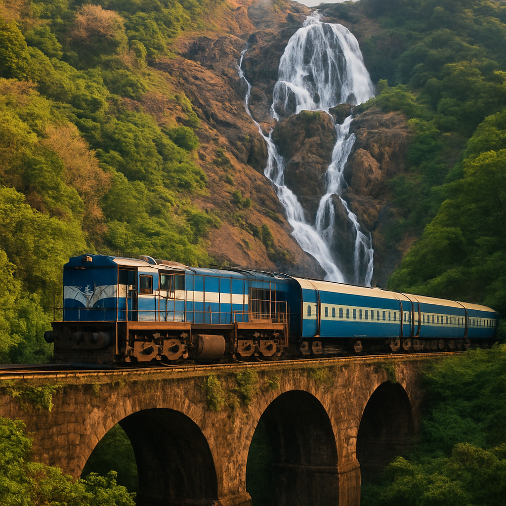 Dudhsagar Falls by Jeep Safari — Goa, India