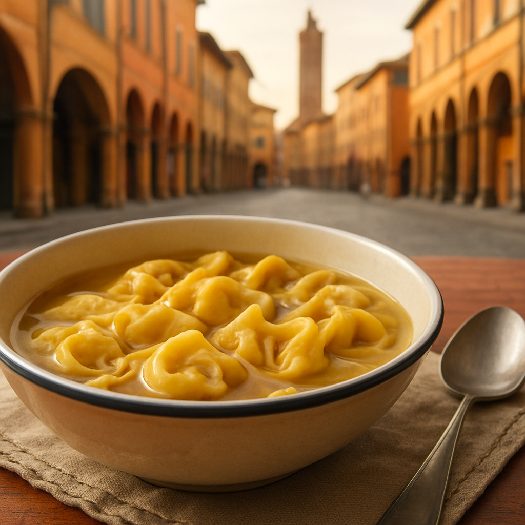 Eat tortellini in brodo at a tiny trattoria — Bologna, Italy