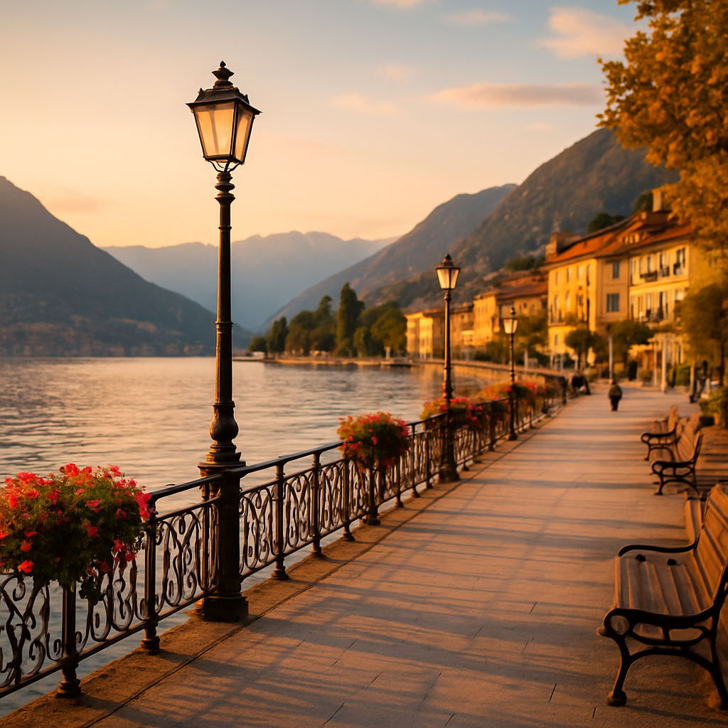 The Evening Passeggiata Along the Lungolago — Lake Como, Italy