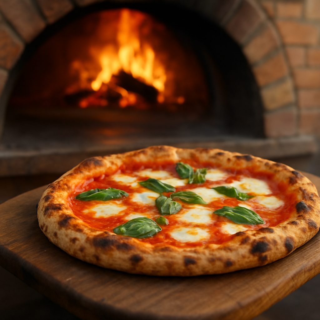Pizza on Via dei Tribunali — Naples, Italy