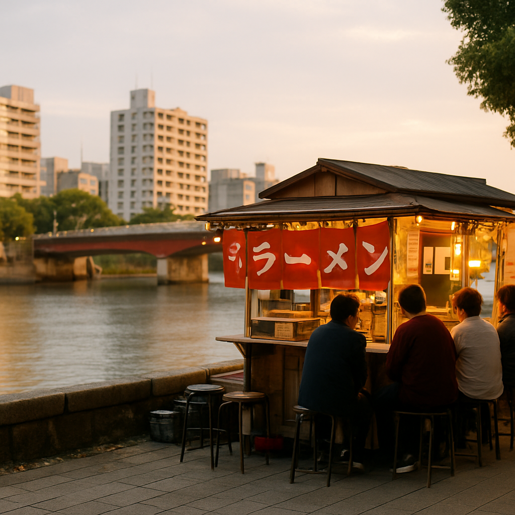 A Yatai Night on the Naka River — Fukuoka, Japan