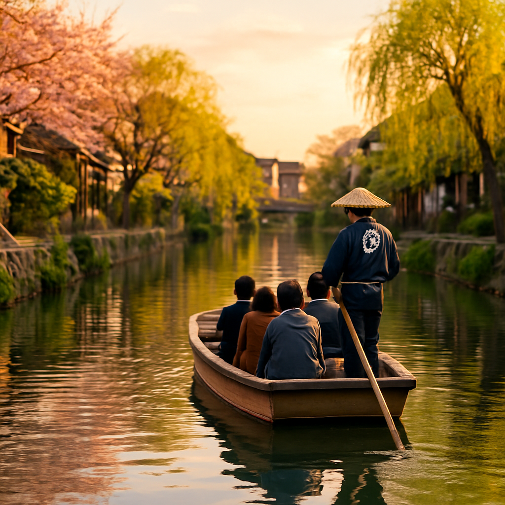 Canal Boats and Steamed Eel in Yanagawa — Fukuoka, Japan