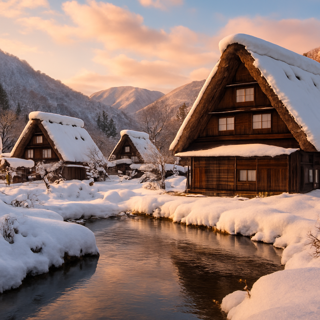 Shirakawa-go's Thatched Farmhouses — Gifu, Japan
