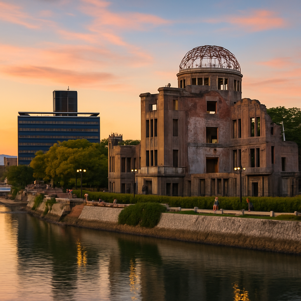The Dome from Across the River — Hiroshima, Japan
