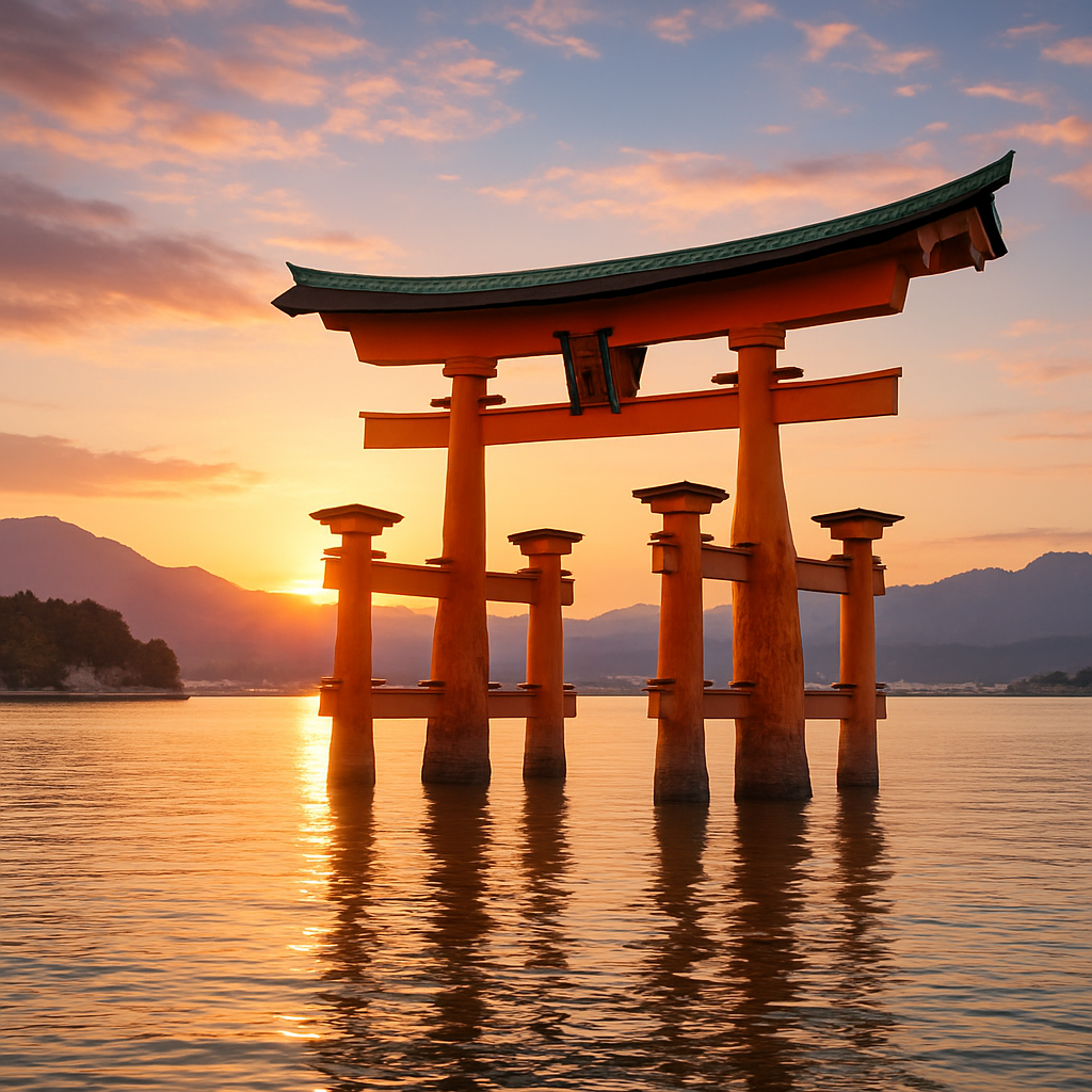 The Early Ferry to Miyajima — Hiroshima, Japan