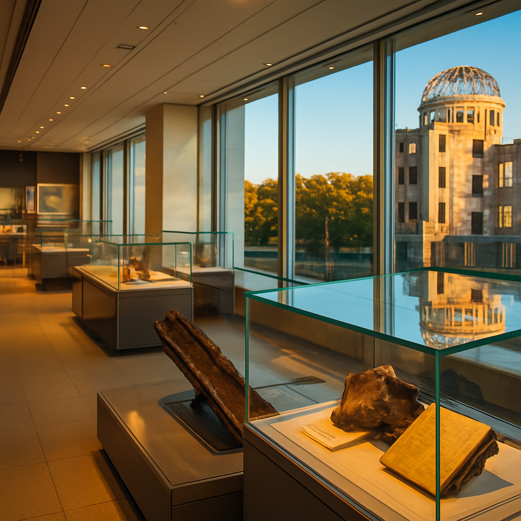 The Peace Museum, Then Shukkei-en — Hiroshima, Japan