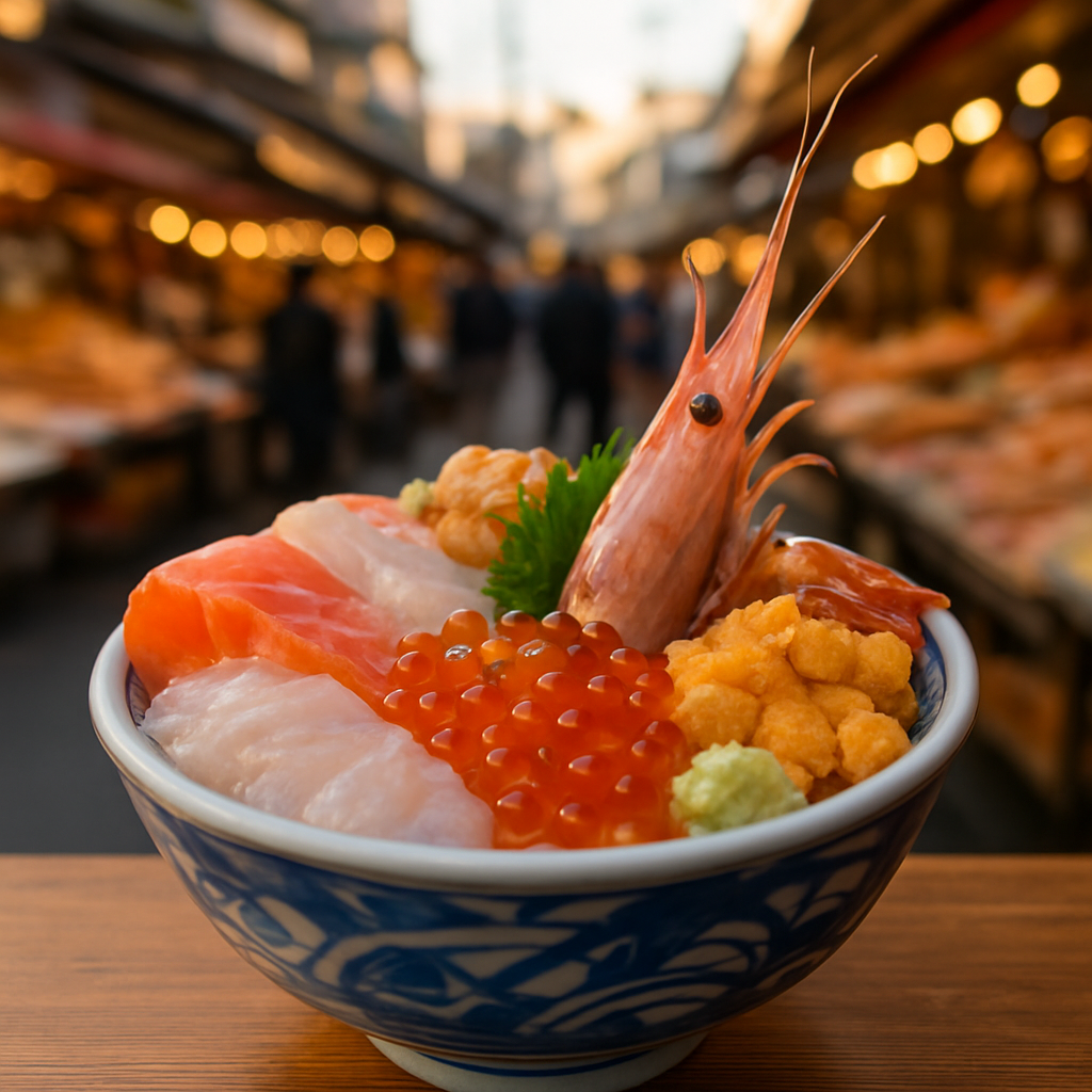 Kaisendon at Omicho Market — Kanazawa, Japan