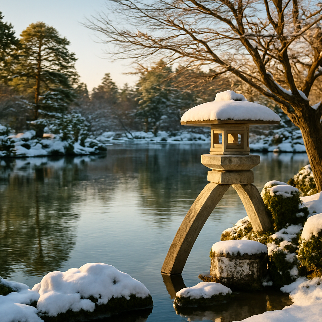 Kenrokuen at Dawn — Kanazawa, Japan