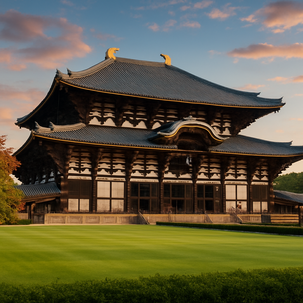 Stand Inside the Daibutsuden at Todai-ji — Nara, Japan