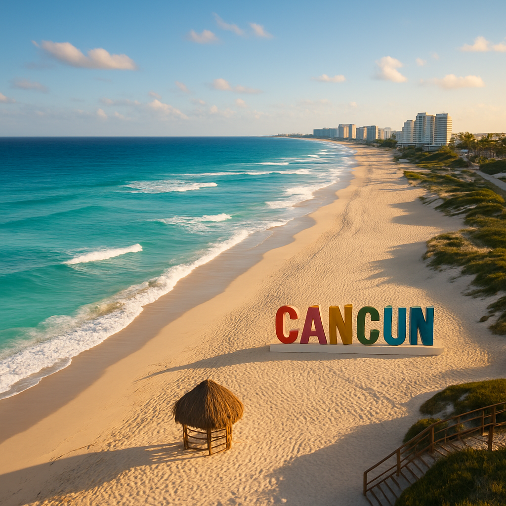 A Slow Morning at Playa Delfines — Cancún, Mexico