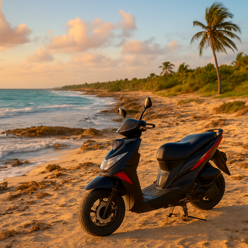Scooter the Perimeter Road to the Wild East Coast — Cozumel, Mexico