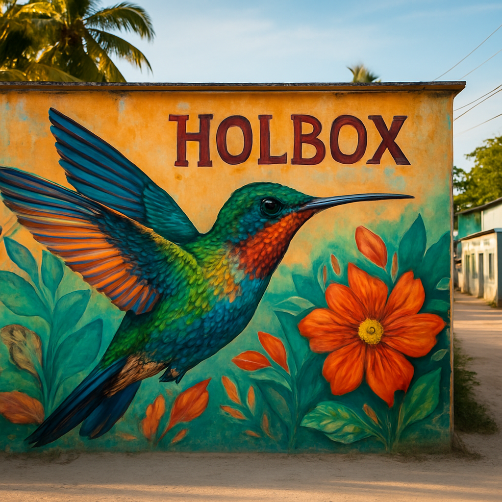 A Slow Walk Through Centro's Murals — Isla Holbox, Mexico