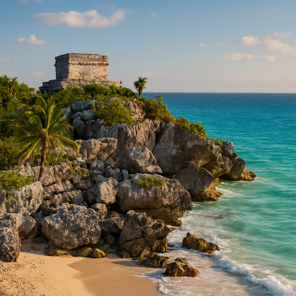 The Ruins on the Cliff — Tulum, Mexico