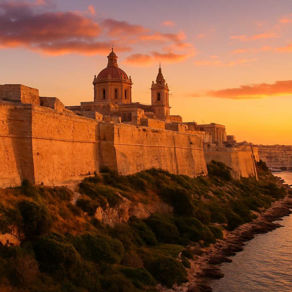 Mdina at Dusk, The Silent City — St. Julian's, Malta